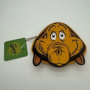 Bioworld Dr Seuss How The Grinch Stole Christmas Max Dog Coin Change Purse Small